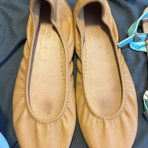 Tieks Caramel Leather Ballet Flats